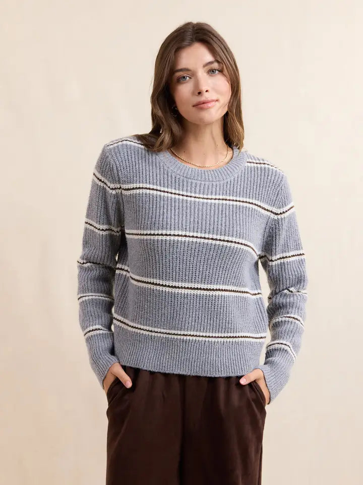 Warm Chai Stripe Sweater