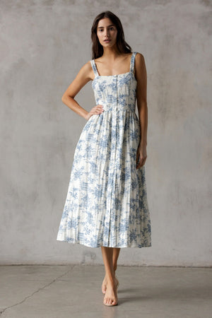 Printed Midi Dress