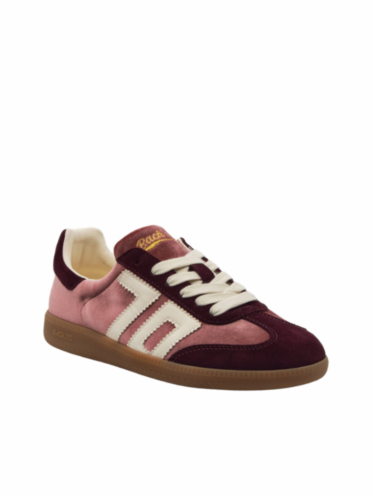 BACK 70 Cloud W26 Velvet Sneaker Wine Butter