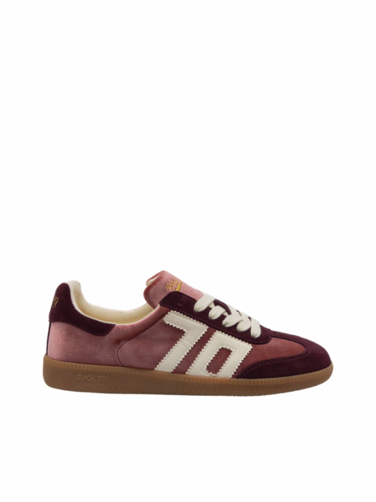 BACK 70 Cloud W26 Velvet Sneaker Wine Butter