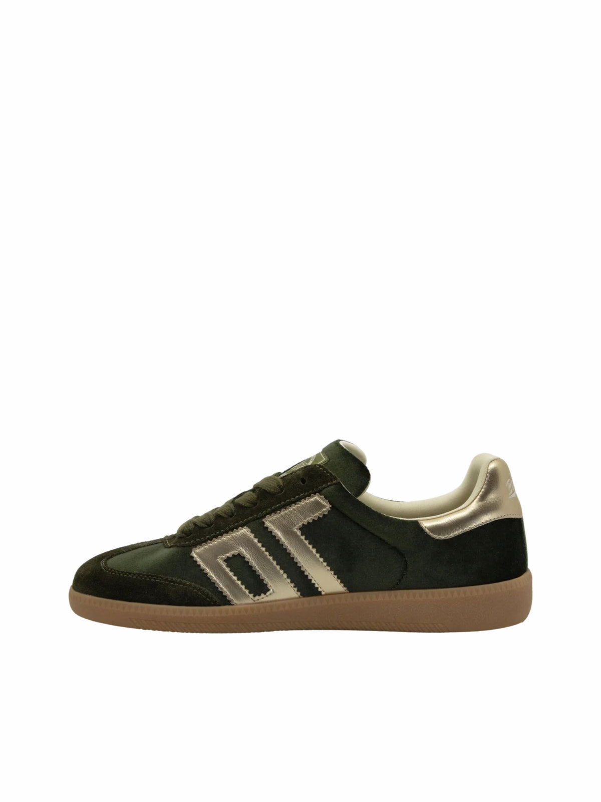 BACK 70 Cloud W26 Velvet Sneaker Olive Gold