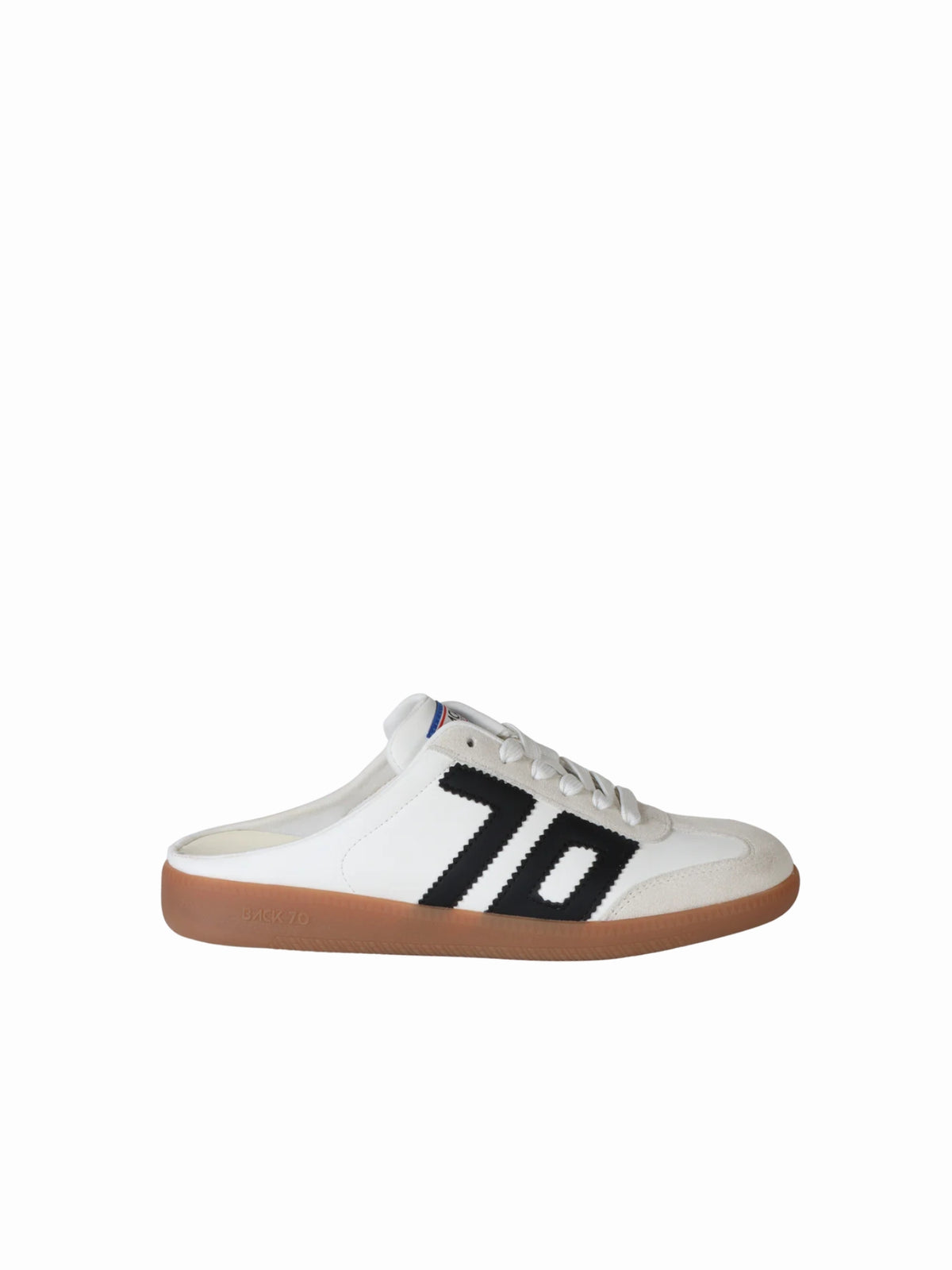 BACK 70 Easter Mule Sneaker white black 