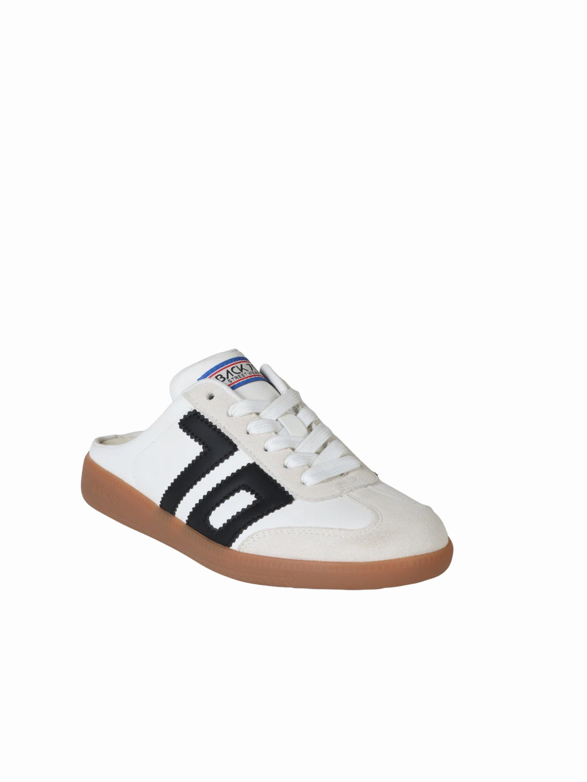 BACK 70 Easter Mule Sneaker white black 