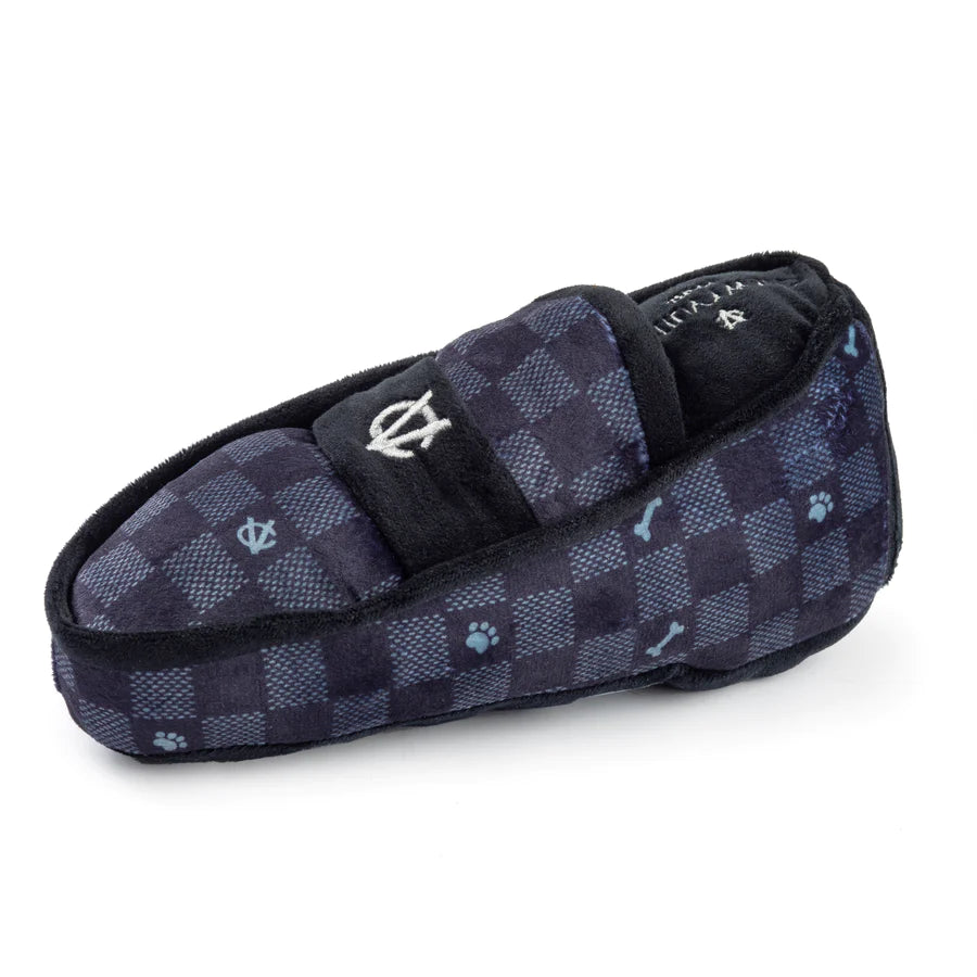 Black Checker Chewy Vuiton Loafer Toy