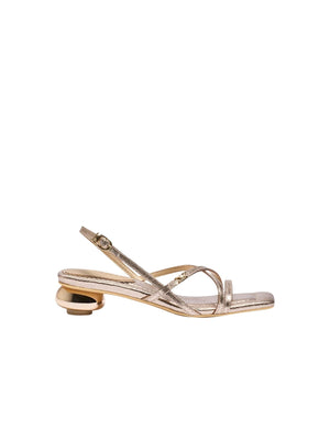 Circus NY by Sam Edelman Caia Ankle Strap Heeled Sandal soft gold 