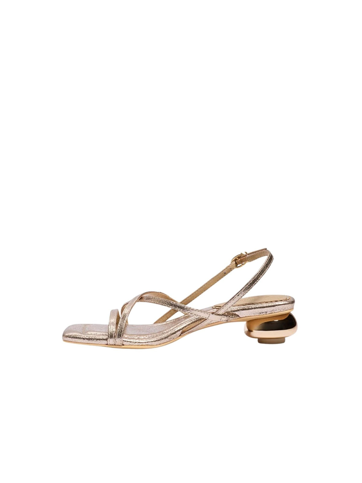 Circus NY by Sam Edelman Caia Ankle Strap Heeled Sandal soft gold 