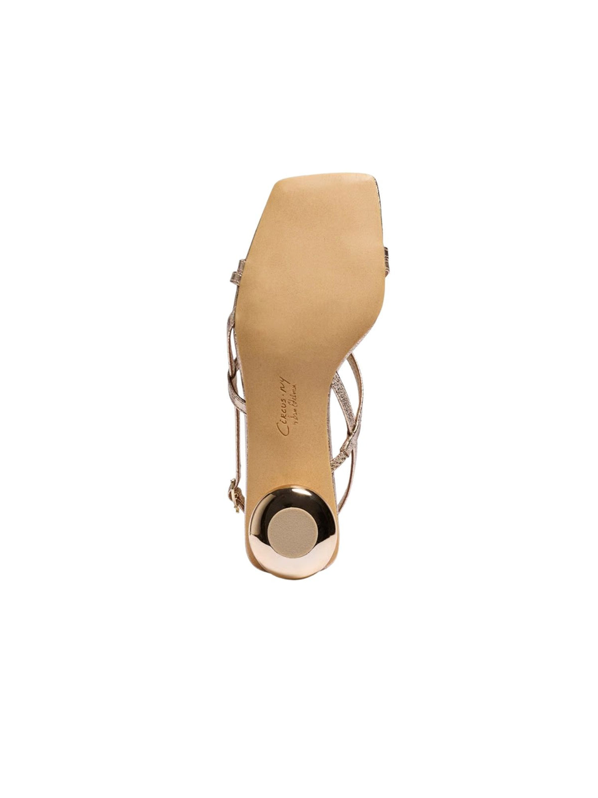 Circus NY by Sam Edelman Caia Ankle Strap Heeled Sandal soft gold 