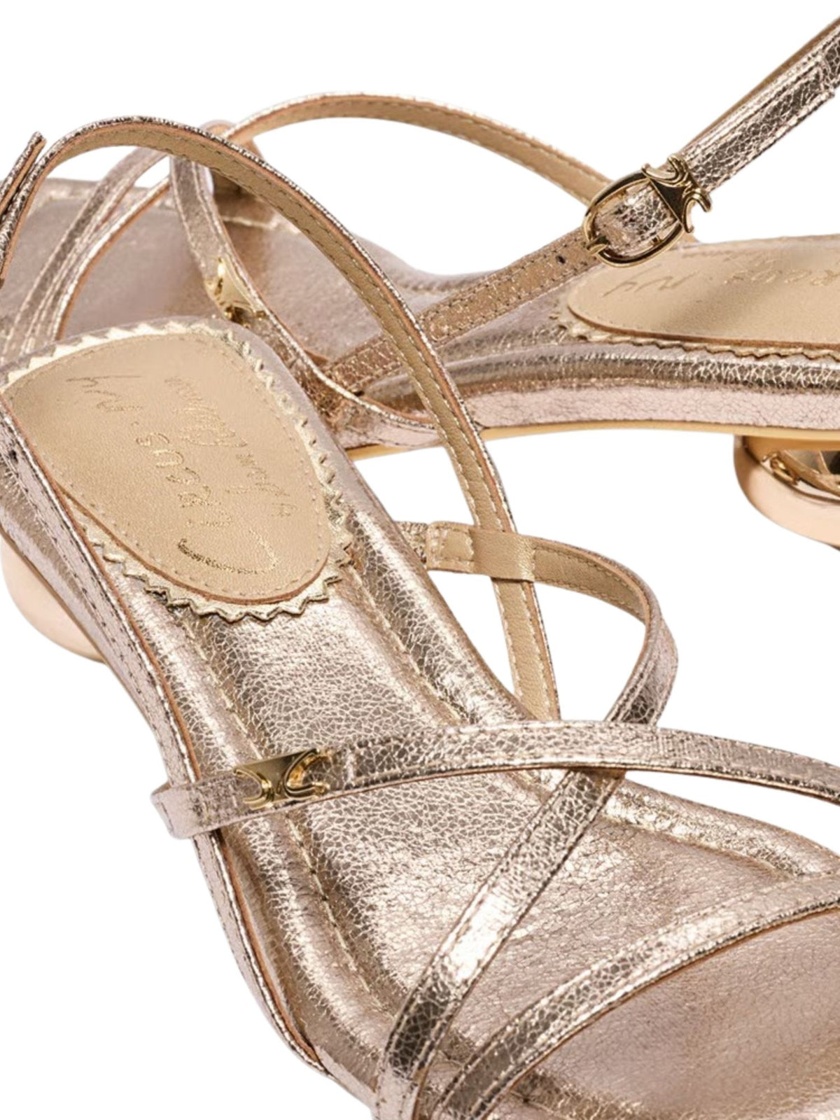 Circus NY by Sam Edelman Caia Ankle Strap Heeled Sandal soft gold 