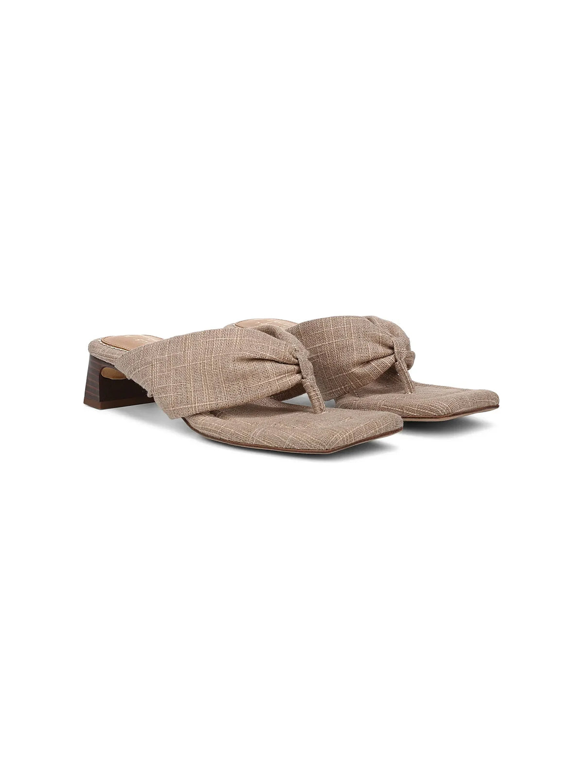 Circus NY by Sam Edelman Colette Thong Sandal in Natural Gold Burlap