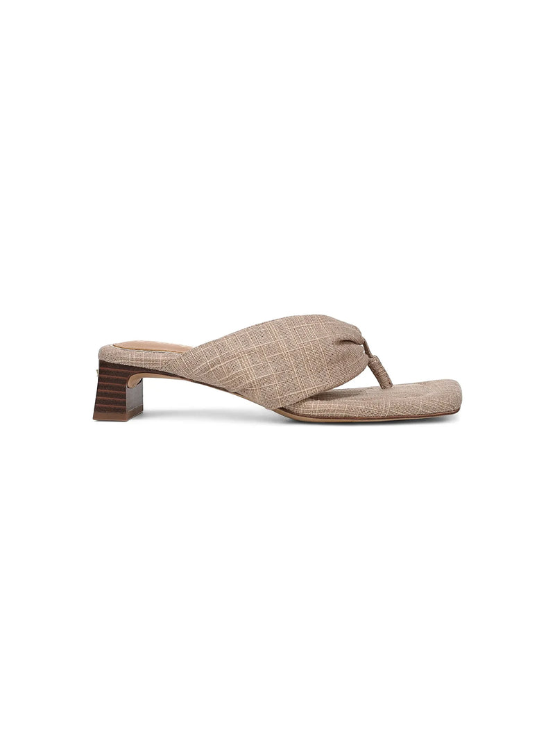 Circus NY by Sam Edelman Colette Thong Sandal in Natural Gold Burlap