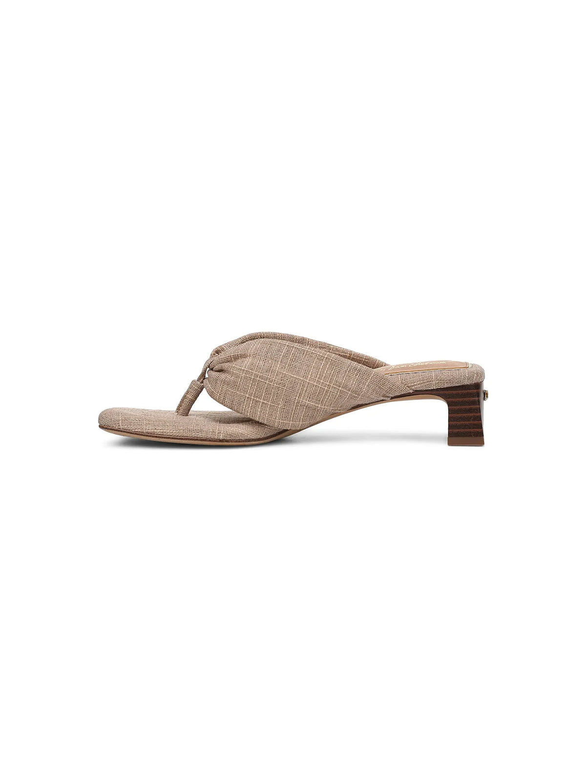 Circus NY by Sam Edelman Colette Thong Sandal in Natural Gold Burlap