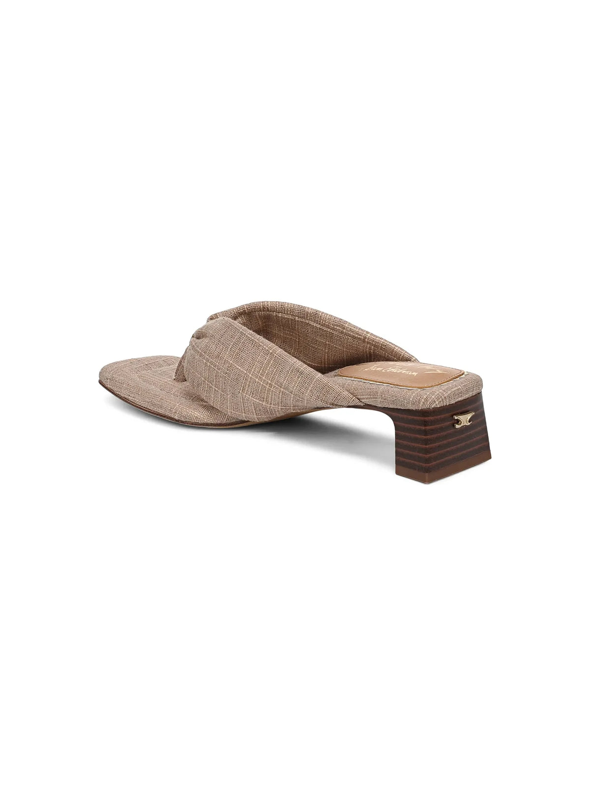 Circus NY by Sam Edelman Colette Thong Sandal in Natural Gold Burlap
