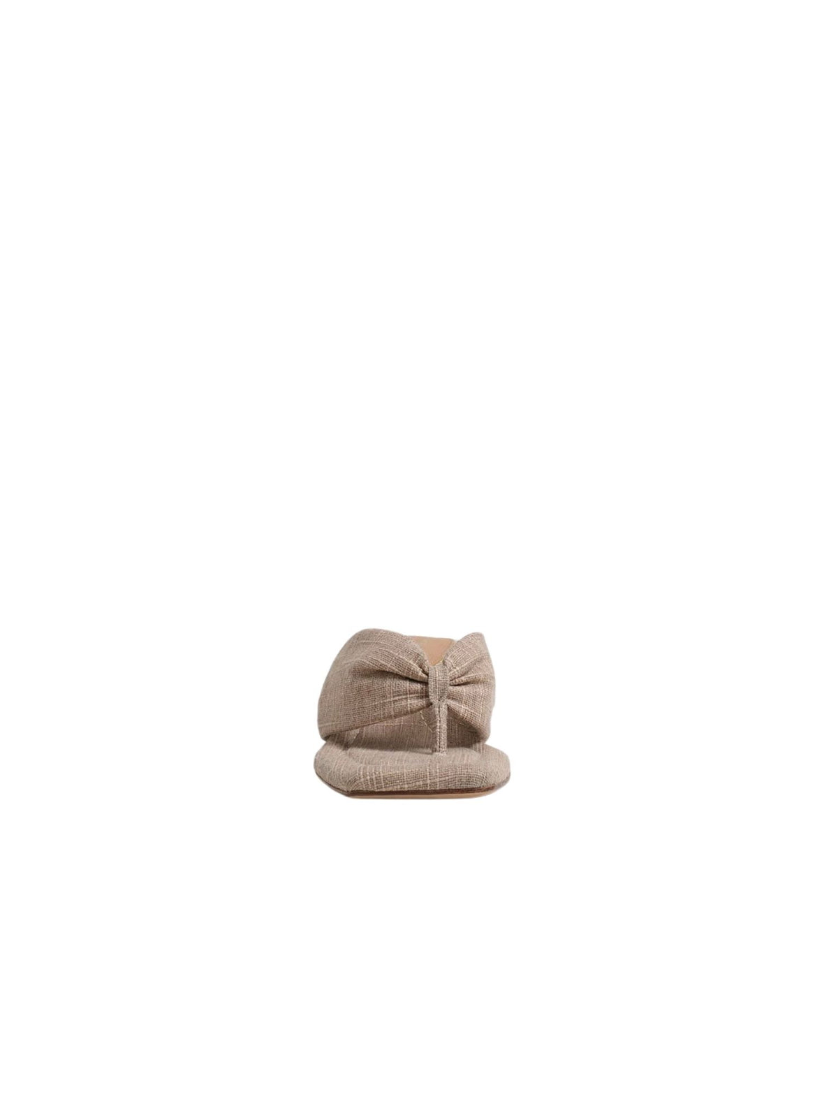 Circus NY by Sam Edelman Colette Thong Sandal natural gold burlap 