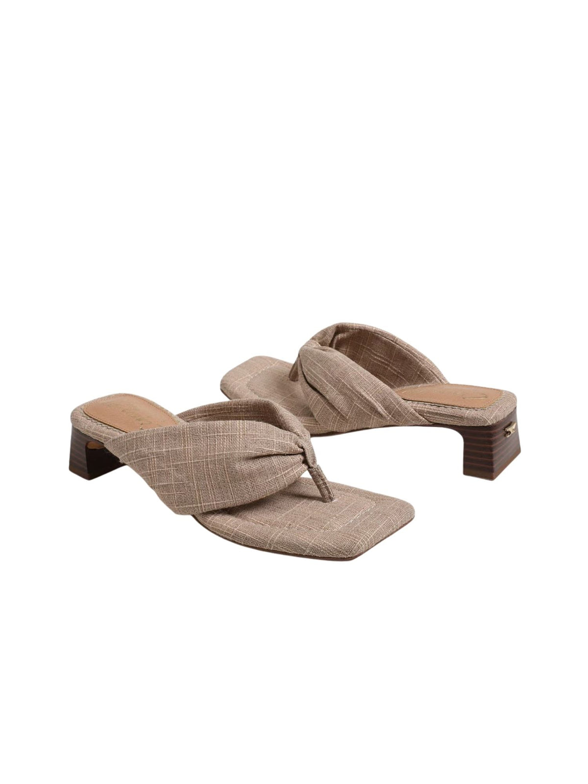 Circus NY by Sam Edelman Colette Thong Sandal natural gold burlap 