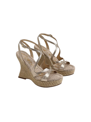 Circus NY by Sam Edelman Trina Platform Wedge Sandal soft gold 