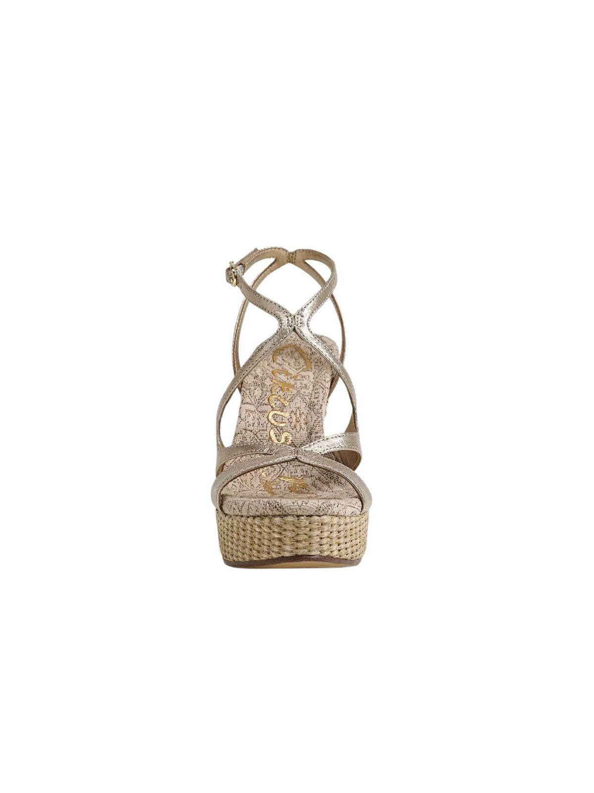 Circus NY by Sam Edelman Trina Platform Wedge Sandal soft gold 
