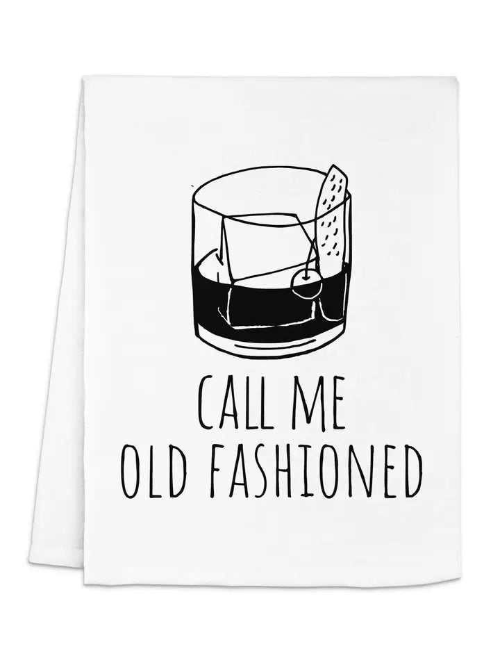 Call Me Old Fashioned Dish Towel