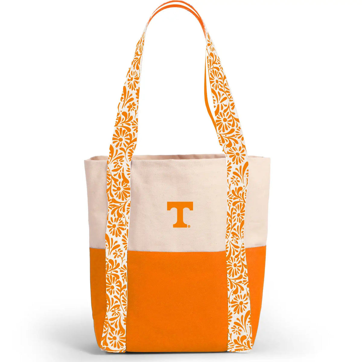 Tennessee Mini Canvas Tote: Floral Straps