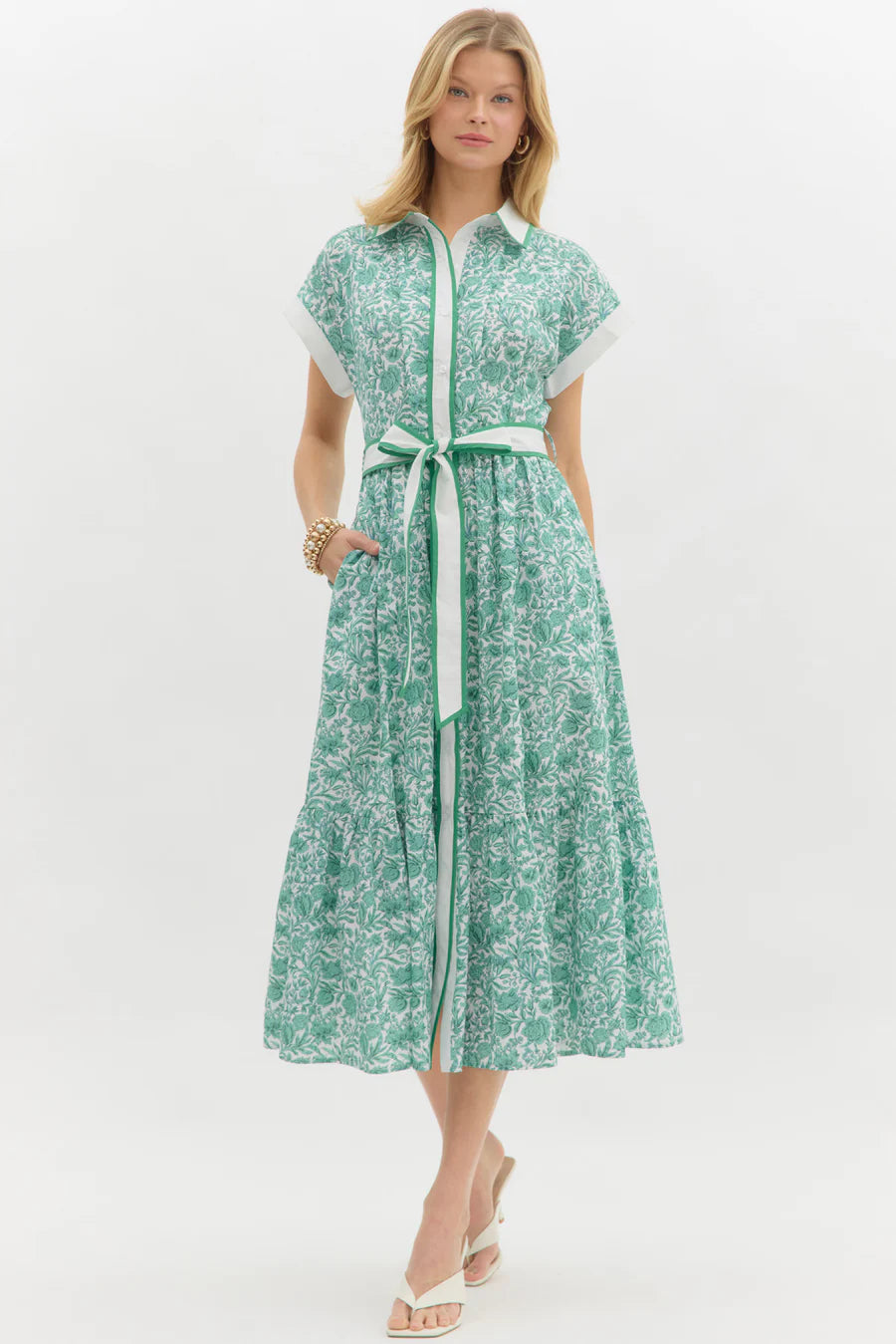 Keep It Floral Midi Dress