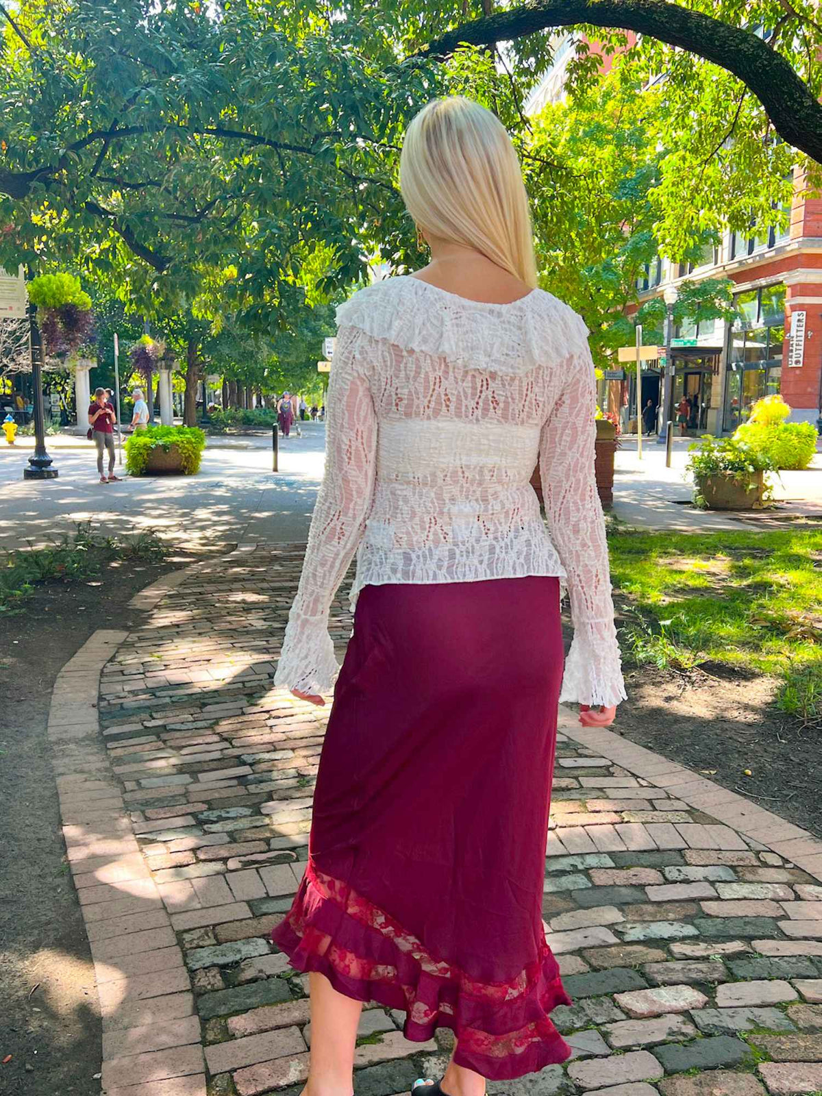 Free People Laney Cardi Cabernet