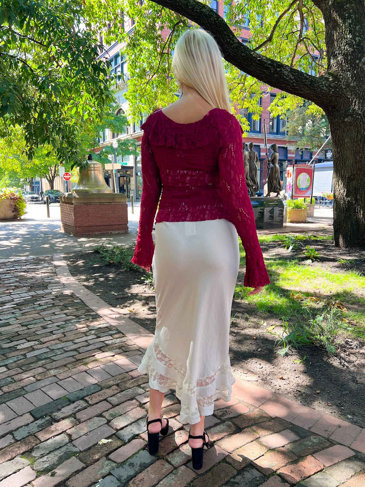 Free People Laney Cardi Cabernet