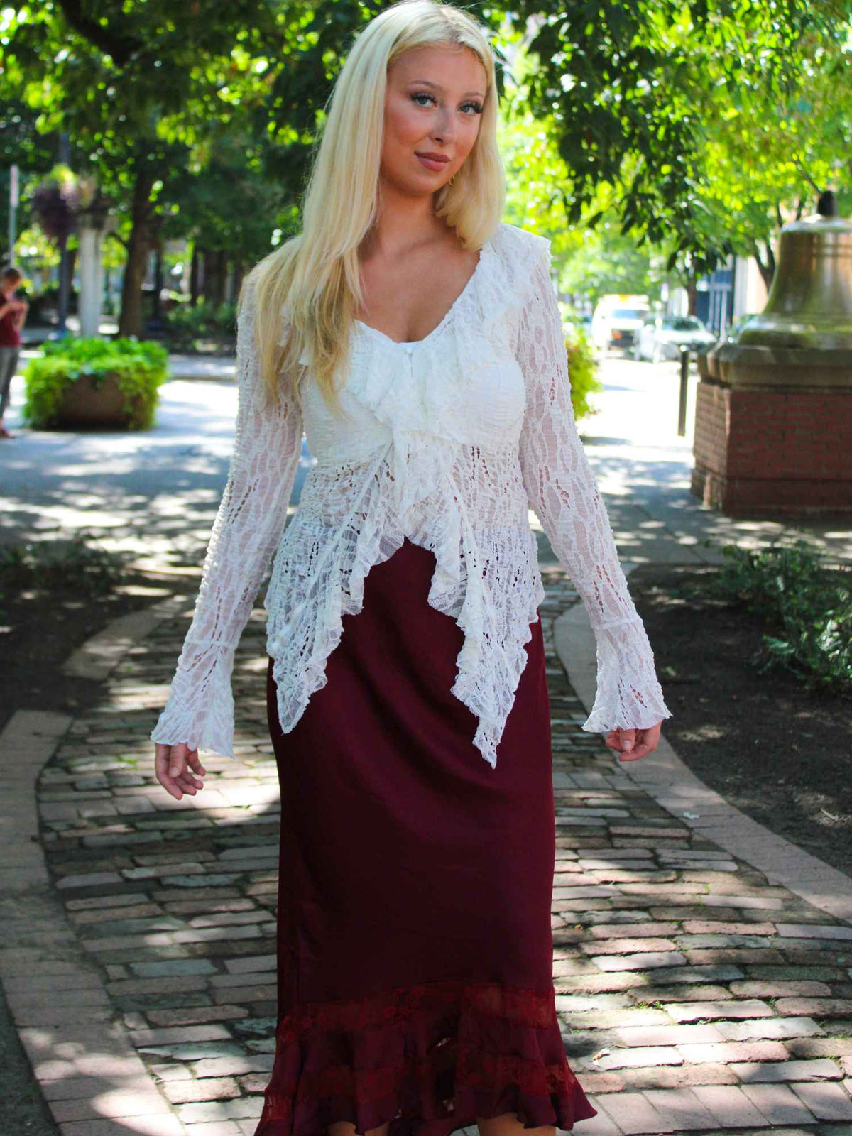 Free People Laney Cardi Ivory