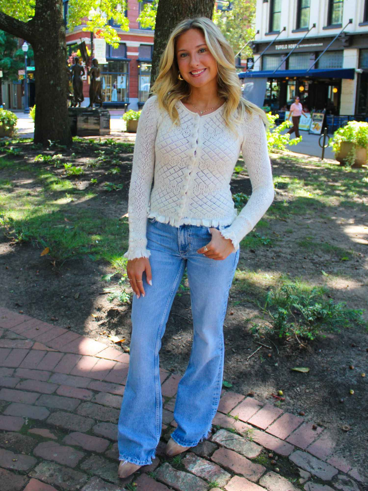 Free People Love SoftSpun Long Sleeve Cardi
