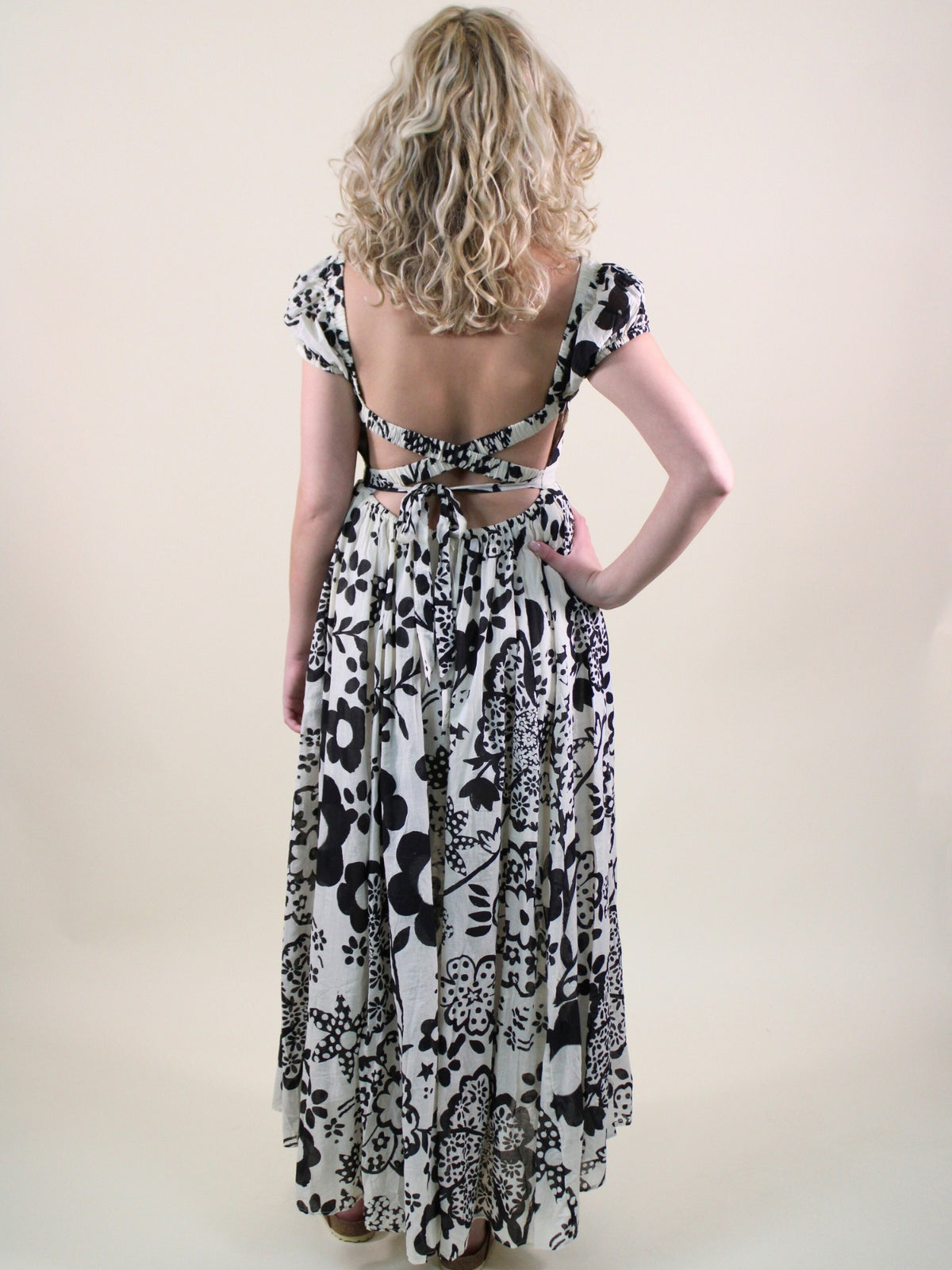 Free People Ultraviolet Maxi Dress back Model View