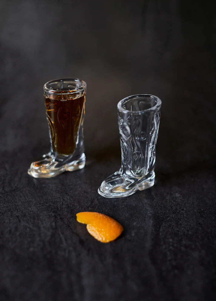 Cowboy Boot Shot Glasses Set of 2