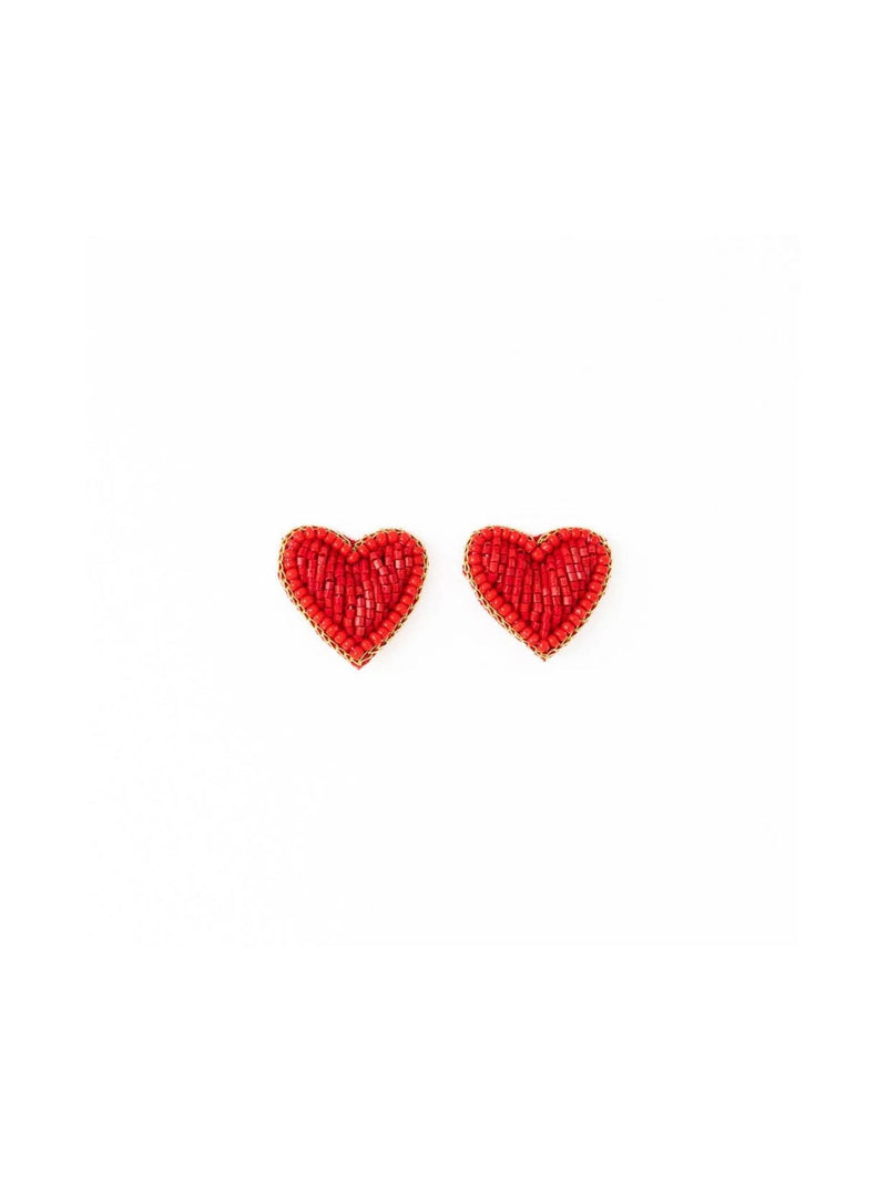 Haddie Heart Post Earrings