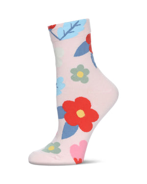 Mod Floral Crew Socks