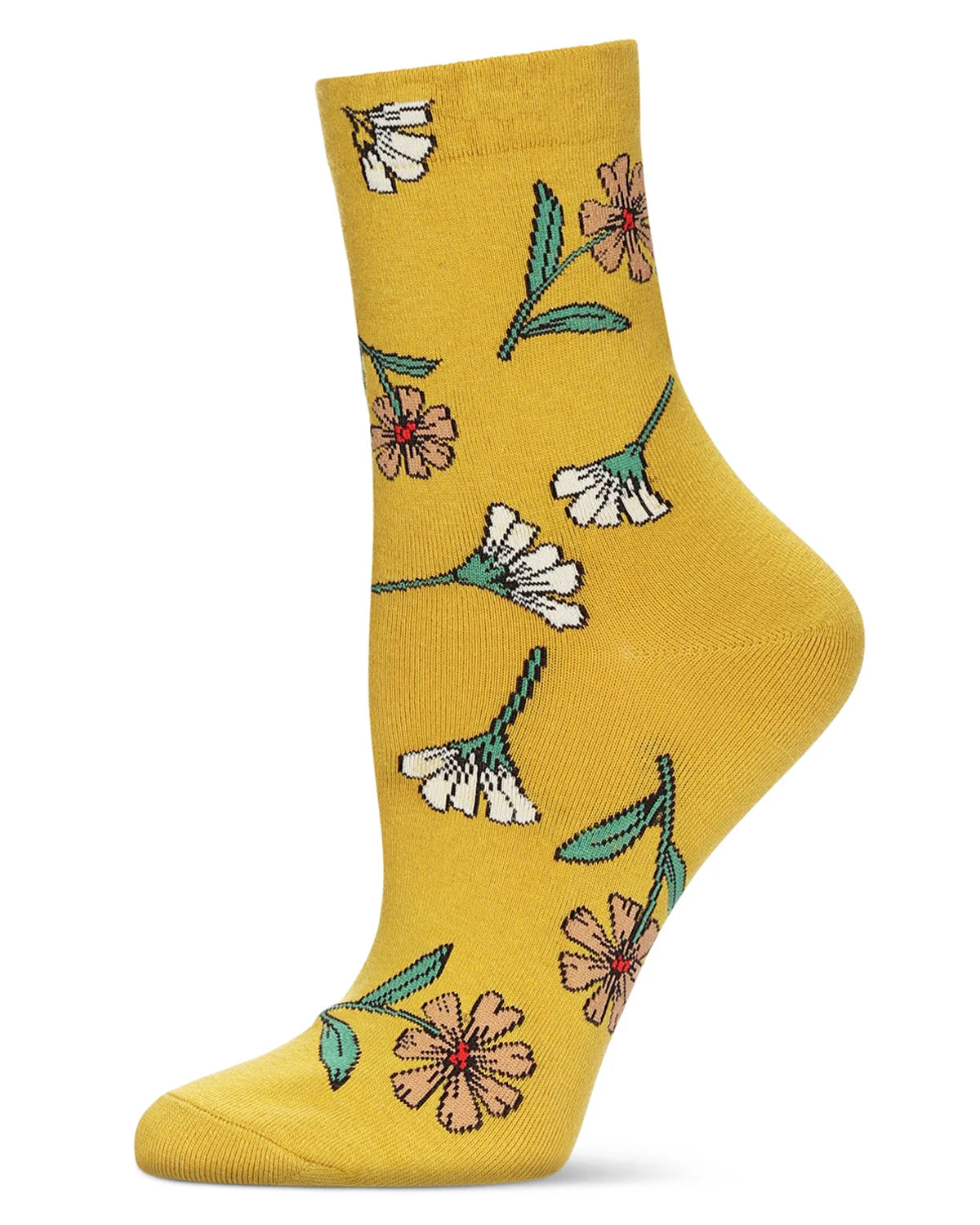 Whimsey Floral Crew Socks