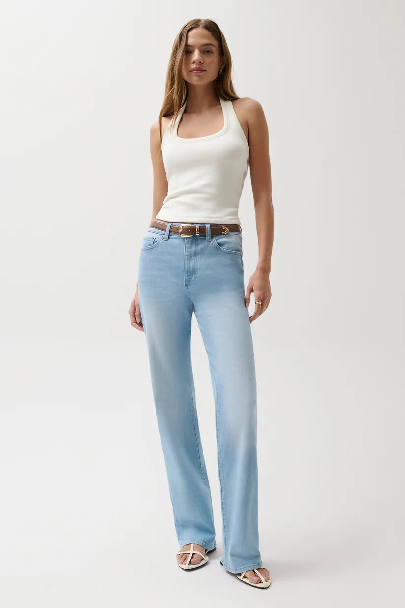 Pistola Evie High Rise Slim Boot Jean Windswept