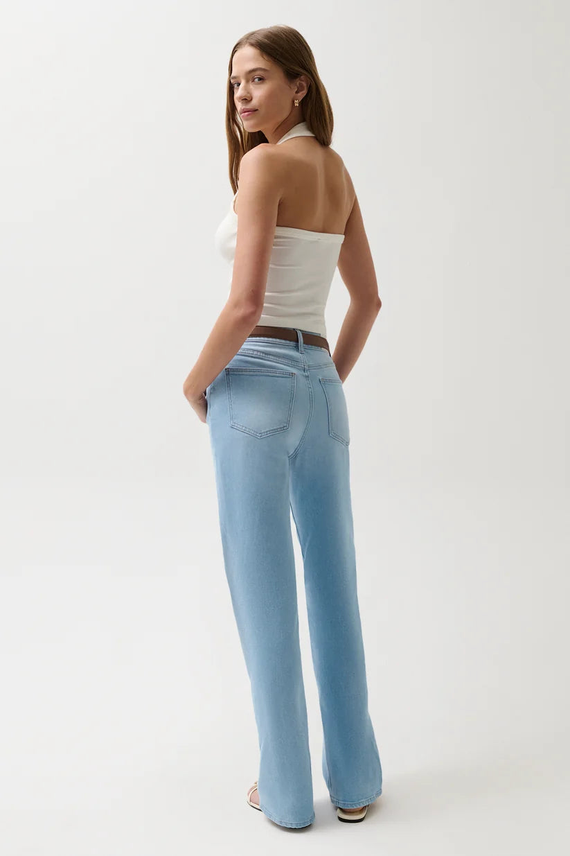 Pistola Evie High Rise Slim Boot Jean Windswept