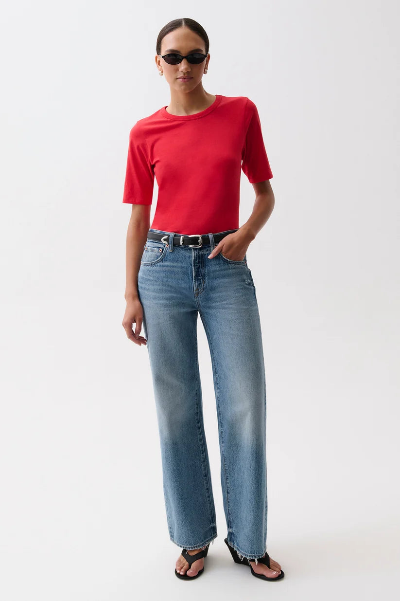 Pistola Harlowe Relaxed Baggy Jean: Serpentine Vintage 
