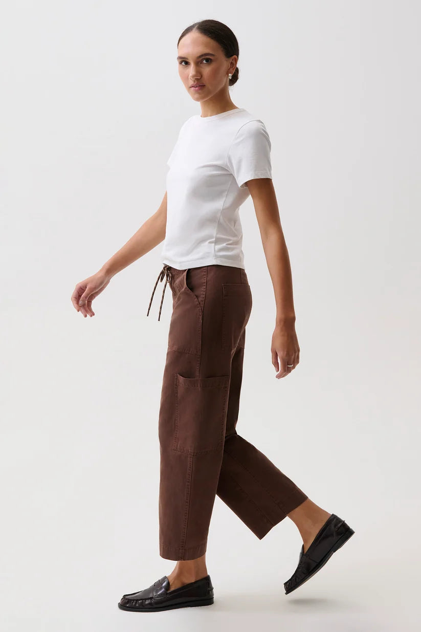 Pistola Sabrina Curved Utility Pant: Lindt 