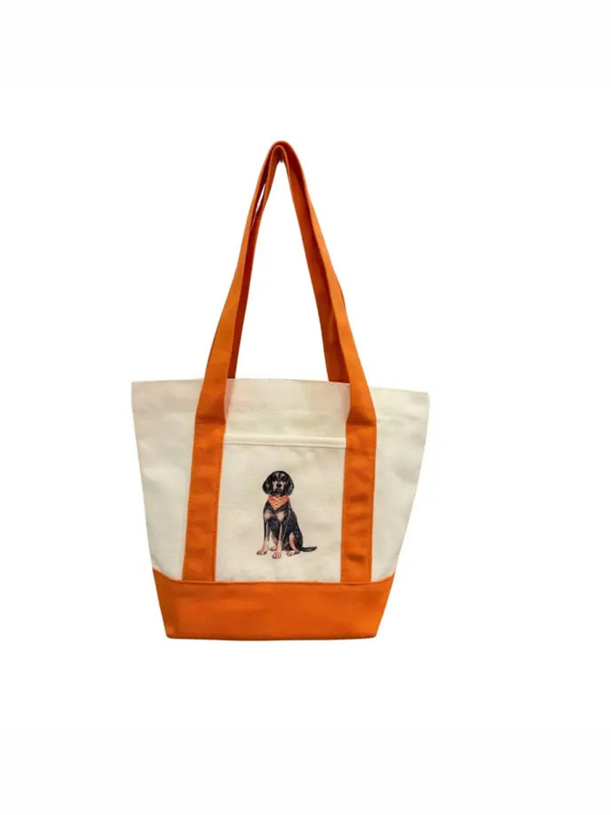 Sitting Watercolor Bluetick Coonhound Tote