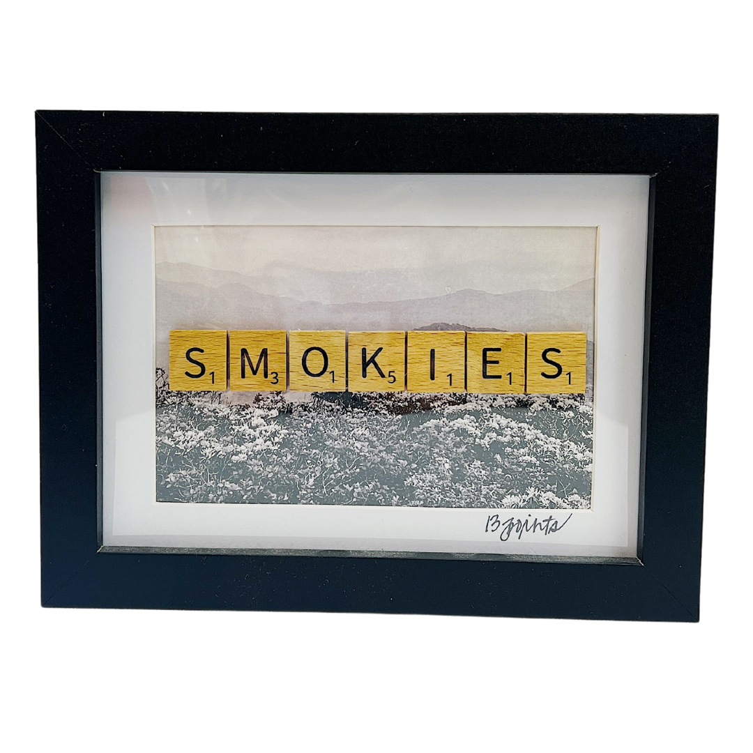 Framed Scrabble Tiles