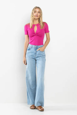 High Rise Wide Leg Jeans