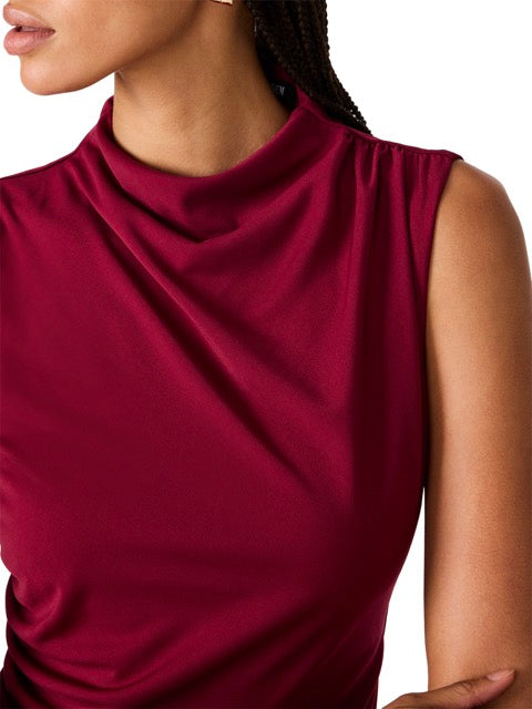Steve Madden Mo Midi Dress Beet Red