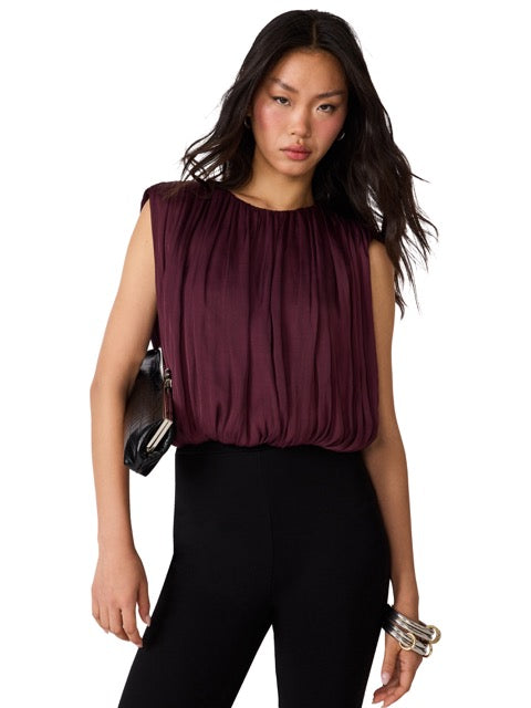 Steve Madden Milana Top Purple Wine