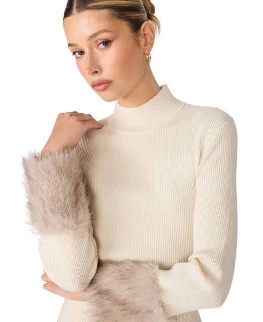 Steve Madden Riello Mini Dress Cream