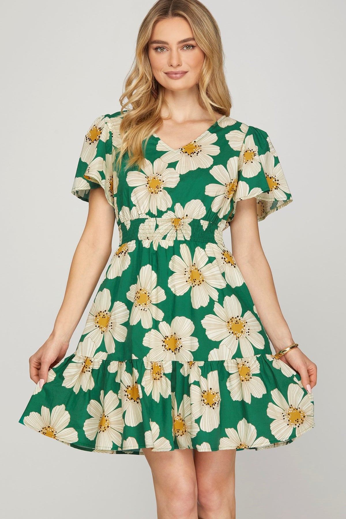 Keep the Flowers Mini Dress