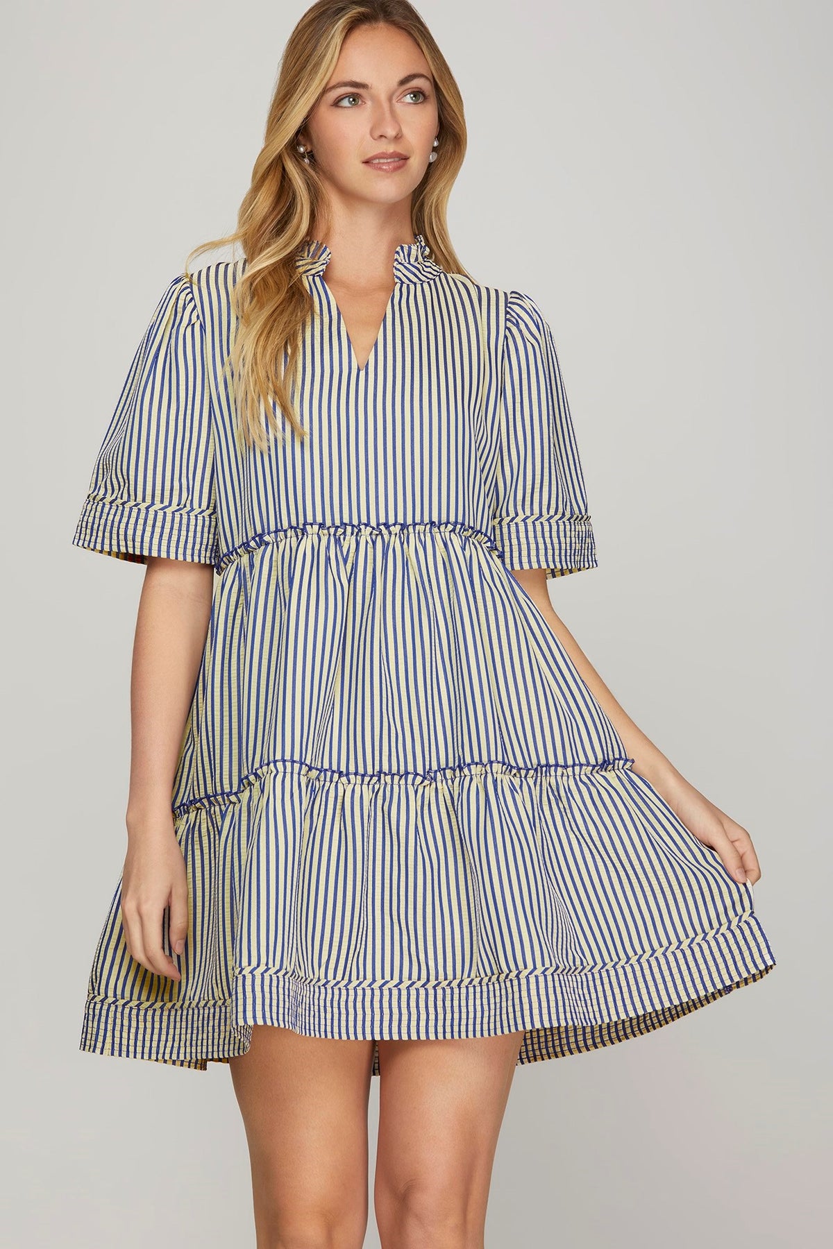 Weekend Lines Mini Dress