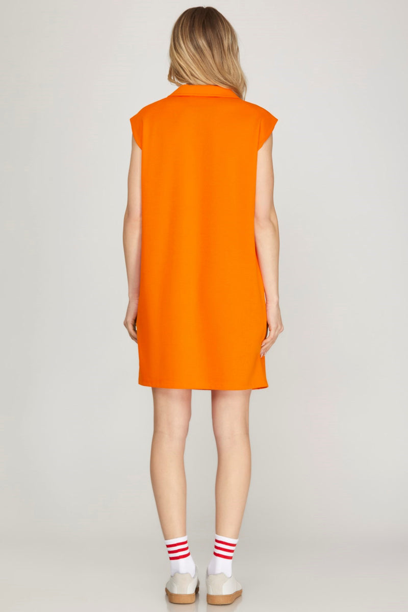 Break it Down Orange Mini Dress TN Vols Game Day Dress