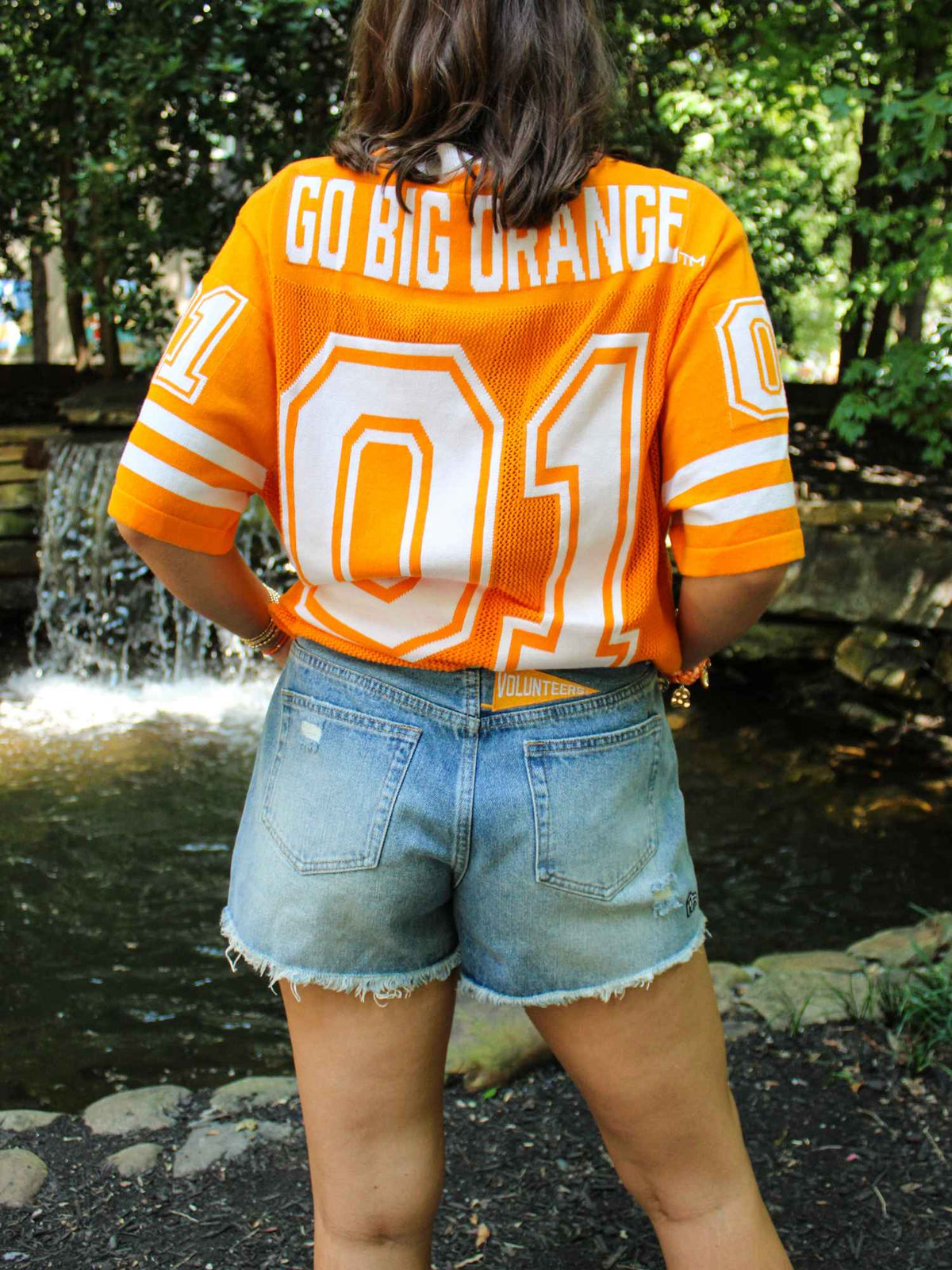 Tennessee Denim Patch Shorts