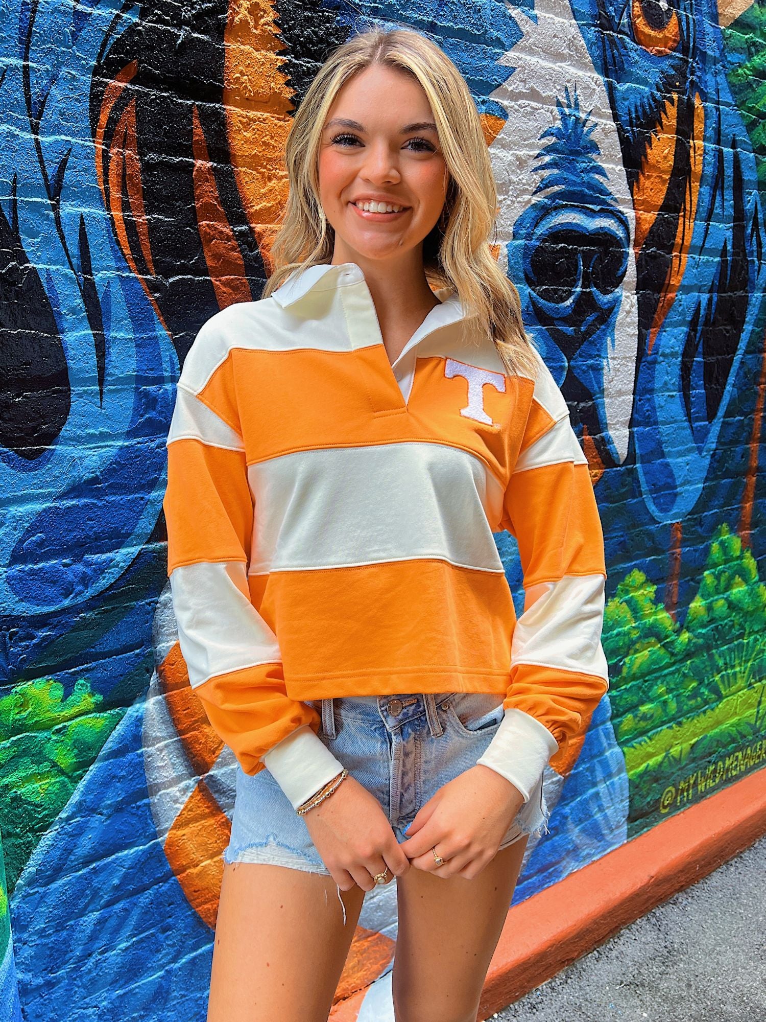 Tennessee Long Sleeve Rugby Top – Bliss