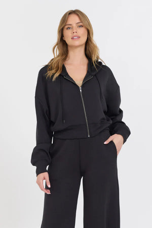 Cloud Fleece Crop Zip Up