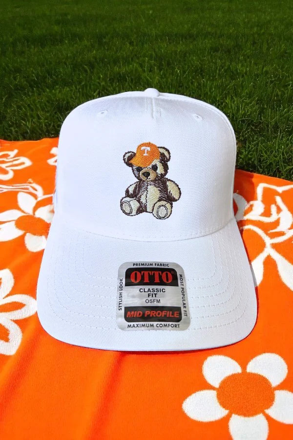 Vols Teddy Embroidered Hat: White