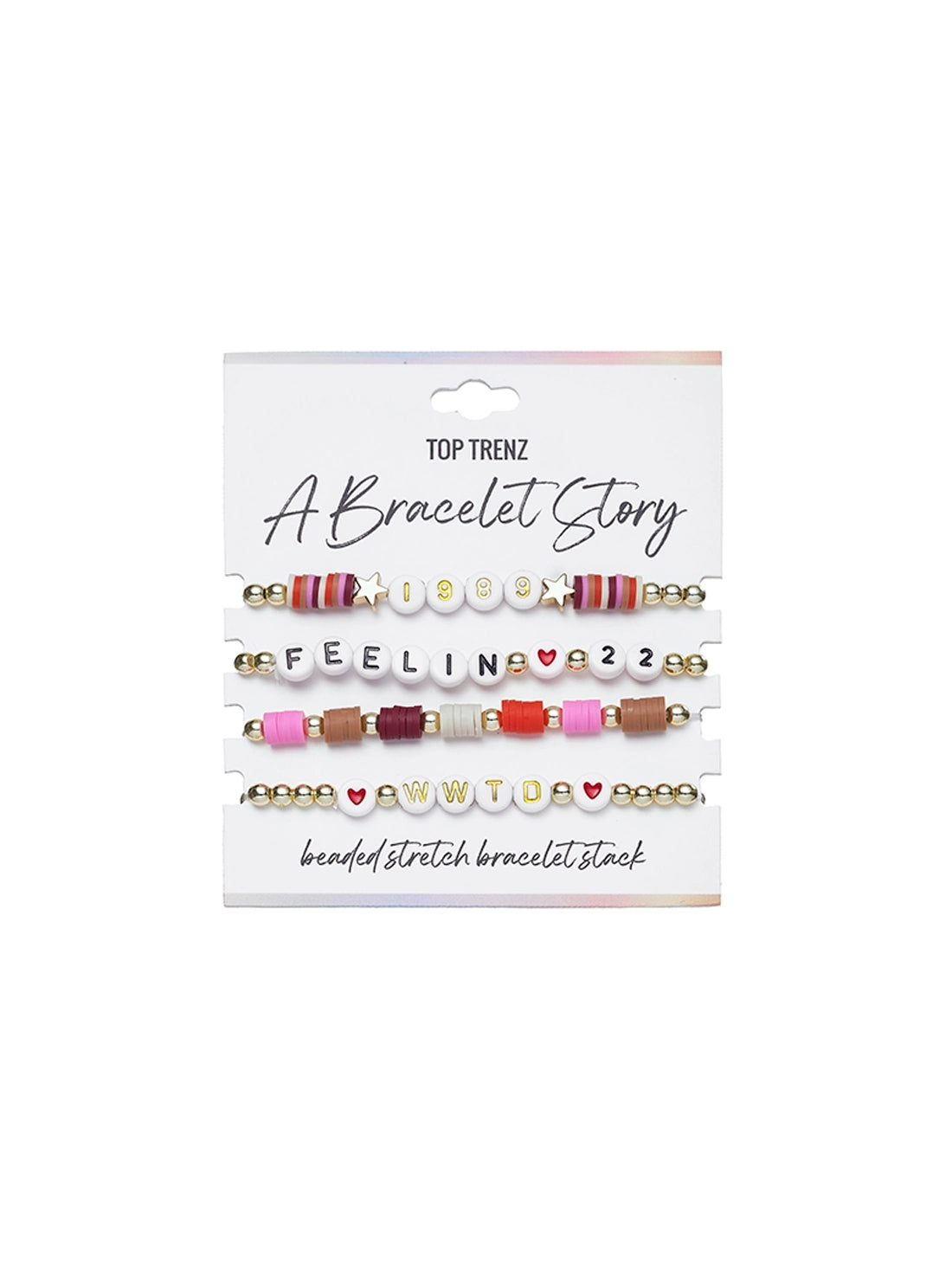 a bracelet story taylor swift eras edition beaded stretch bracelet set feelin' 22